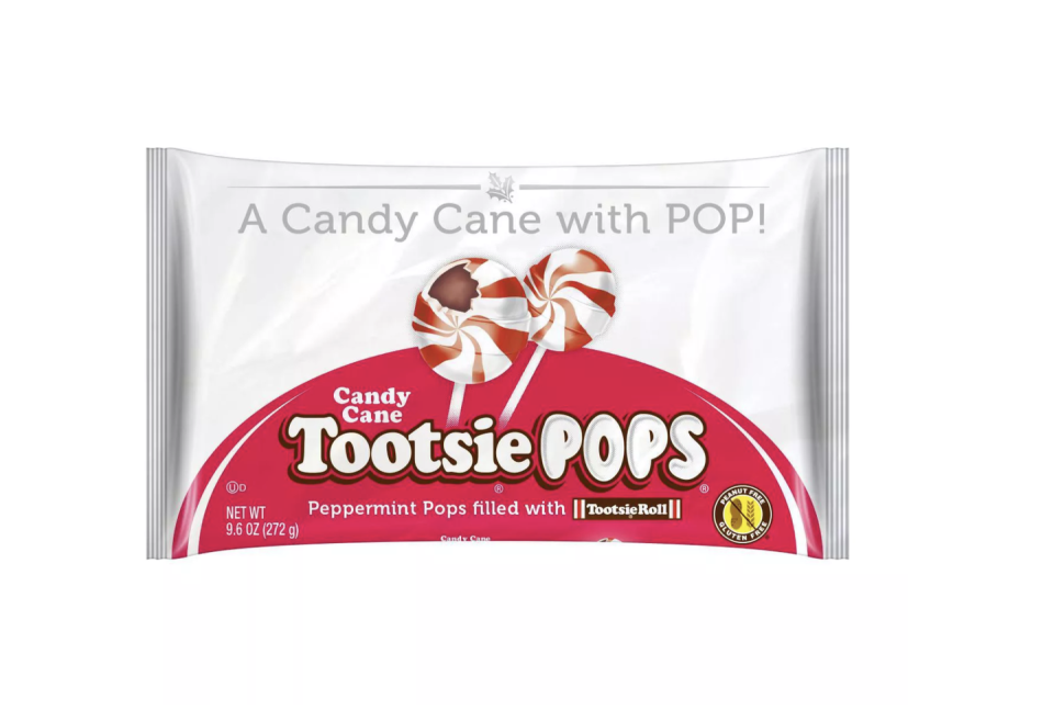 Candy Cane Tootsie Pops