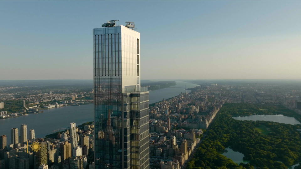 Central Park Tower in Manhattan is the tallest apartment building in the Western Hemisphere.  / Credit: CBS News