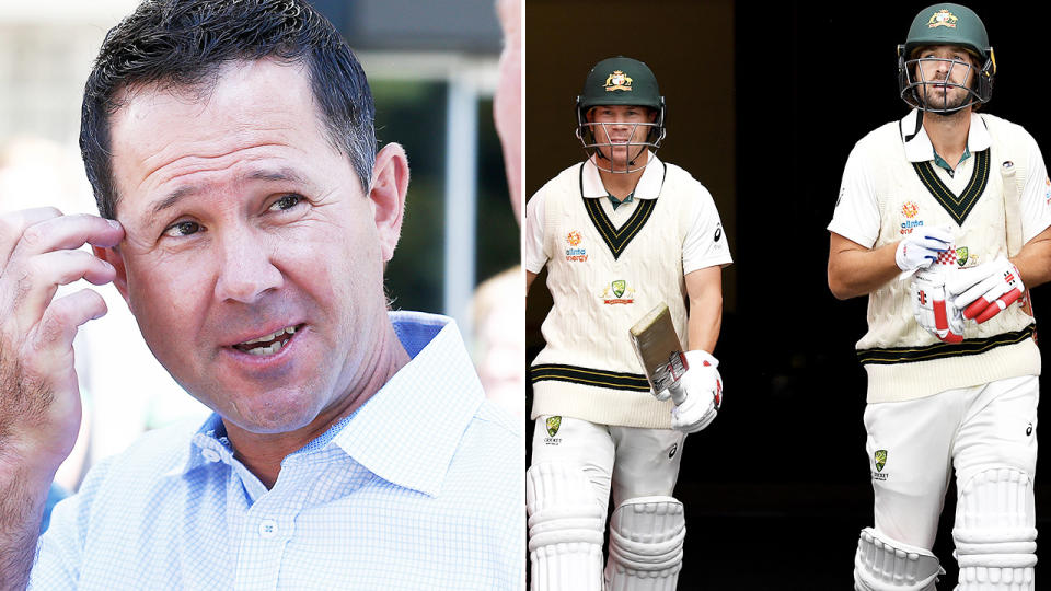 Ricky Ponting, pictured here speaking to the media in Melbourne.