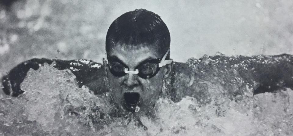 Chuck Niemeyer during his time as a swimmer at NC State.