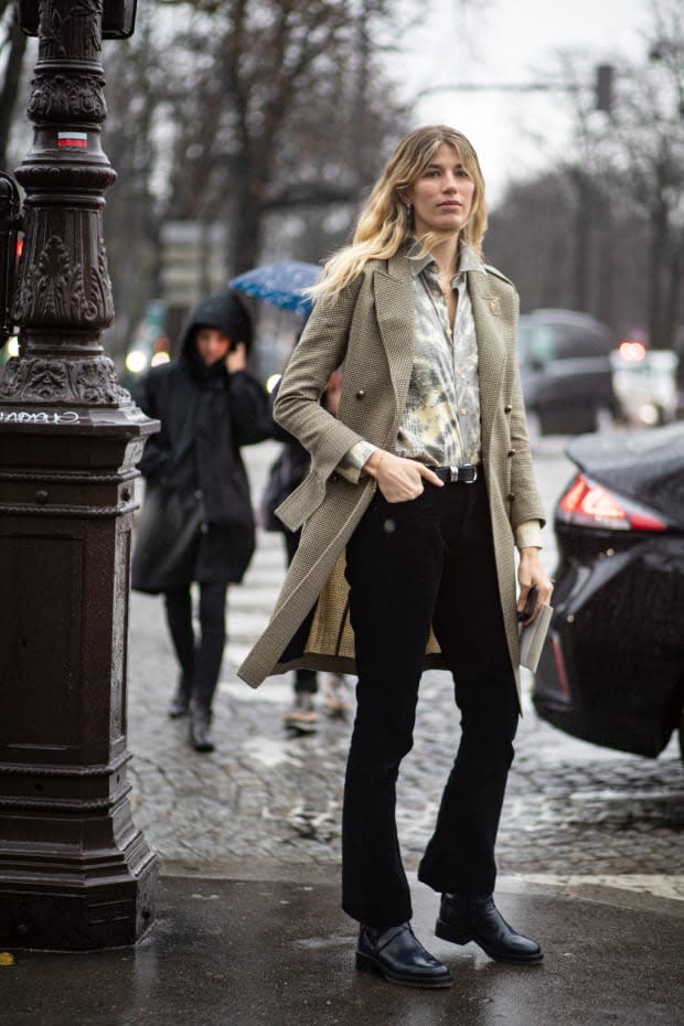 <p>On the street at Paris Fashion Week Fall 2020. </p>