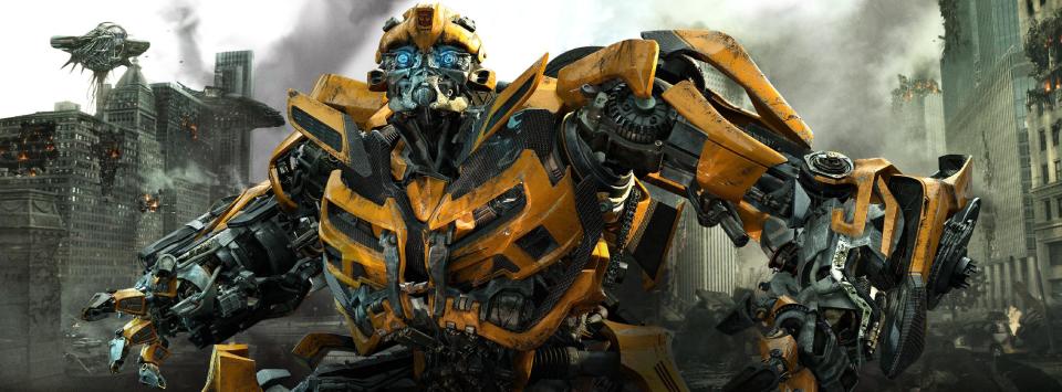 In this publicity image released by Paramount Pictures, Bumblebee is shown in a scene from "Transformers: Dark of the Moon." Since the popularity of the “Transformers” franchise, Hollywood has increasingly turned to Hasbro toys like “G.I. Joe” and “Battleship” to capitalize on their familiar brands, even though crafting an actual story based on kid playthings requires more than a little assembly. (AP Photo/Paramount Pictures)