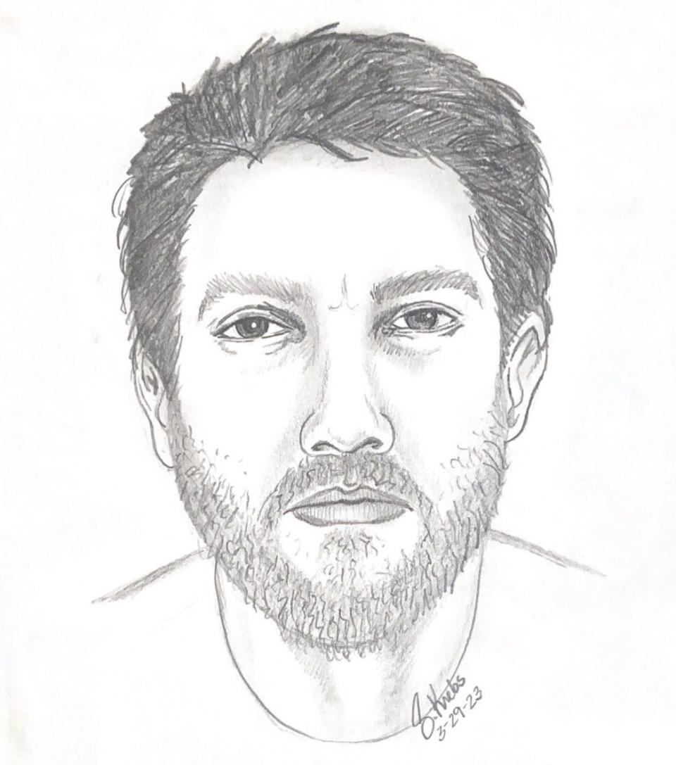 Michigan State Police released this sketch of a suspect in a reported attempted kidnapping on Michigan State University's campus in February.