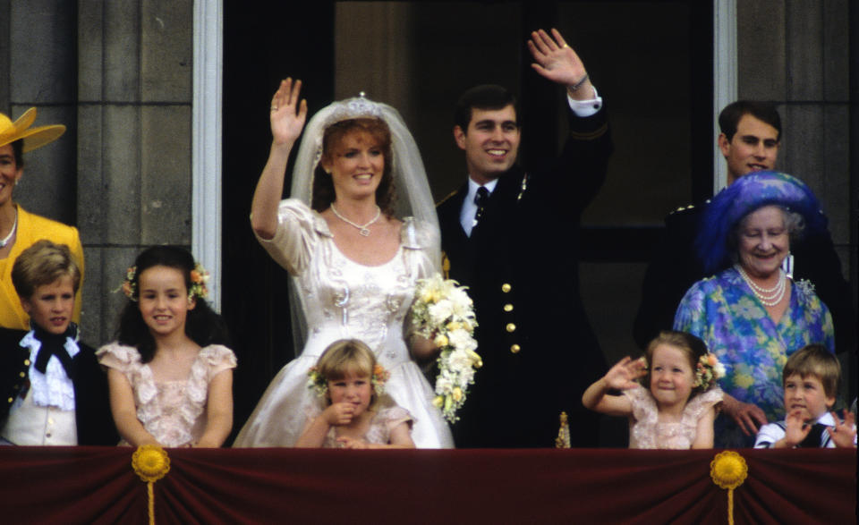 The Duck and Duchess of York married in a lavish Westminster Abbey wedding in 1986. Photo; Getty Images