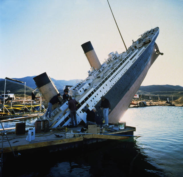 See Rare Behind-The-Scenes Photos From “Titanic”