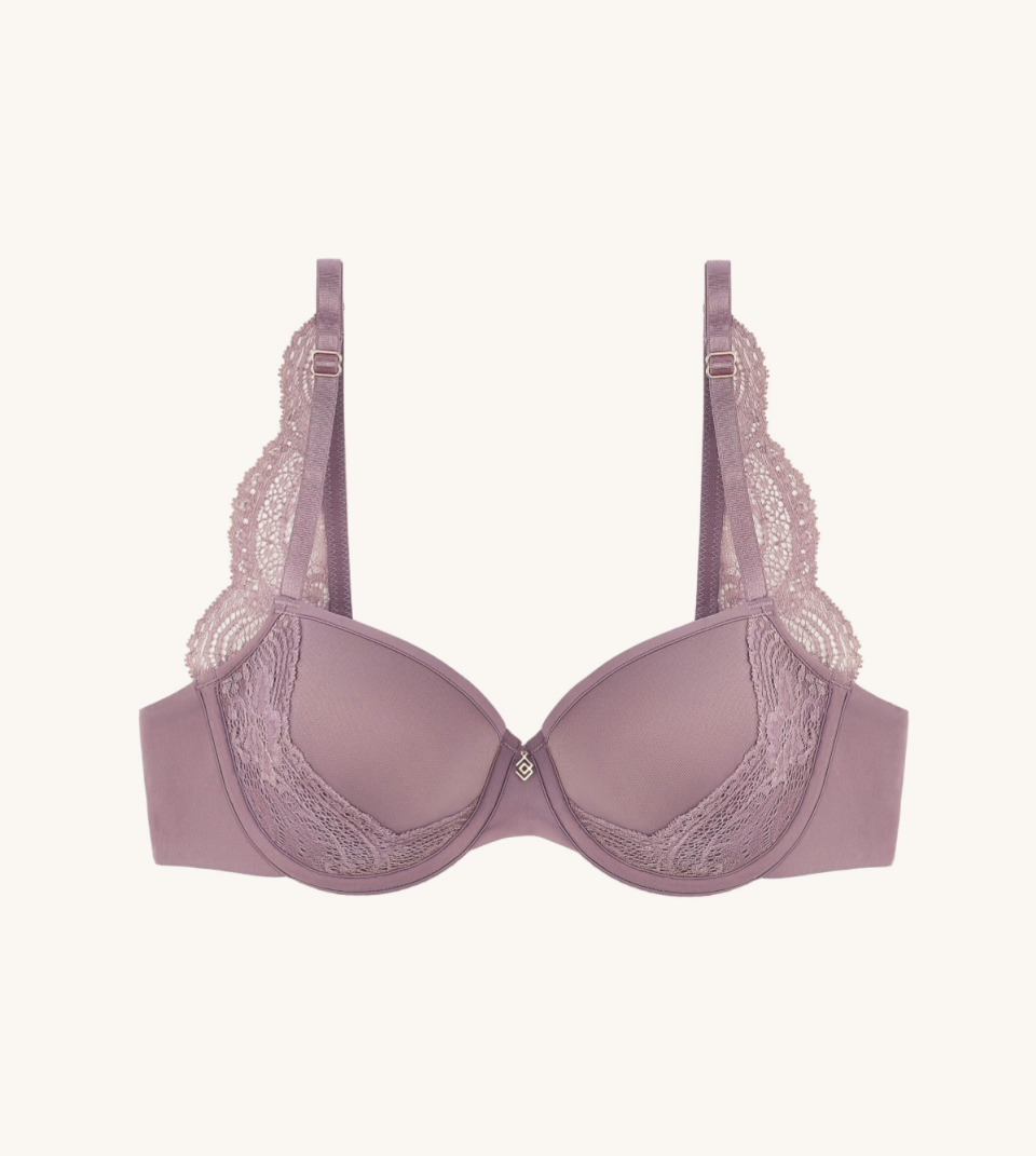 24/7™ Lace Back T-Shirt Bra. Image via ThirdLove.