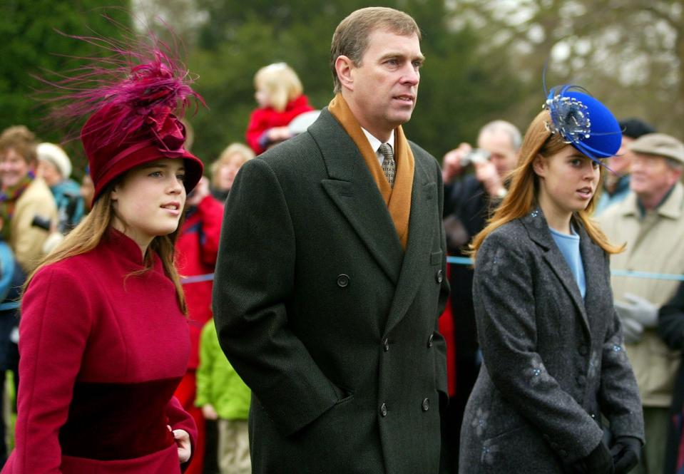 prince andrew princesses eugenie and beatrice