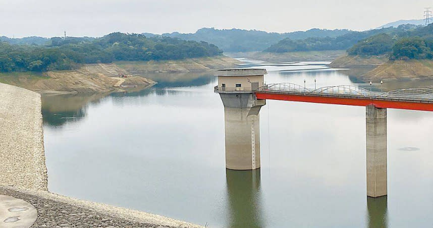 新竹縣寶山水庫18日蓄水量下探至22％。（北水分署提供／邱立雅竹縣傳真）