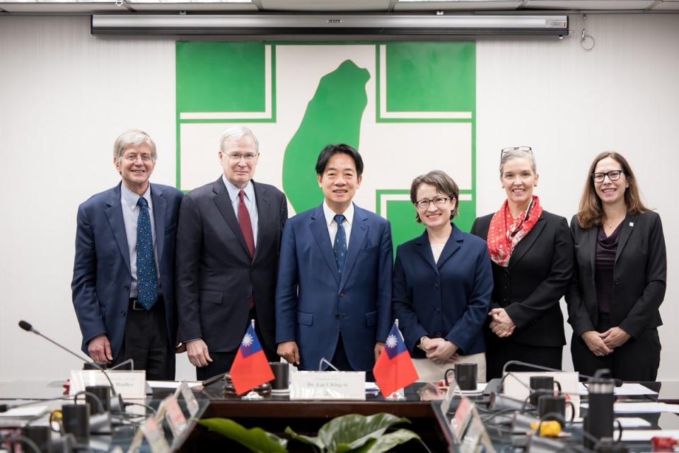 US officials meet Taiwan president-elect William Lai (EPA)