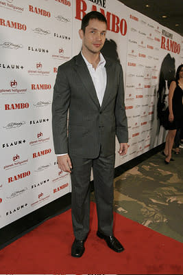 Matthew Marsden at the Las Vegas premiere of Lionsgate Films' Rambo