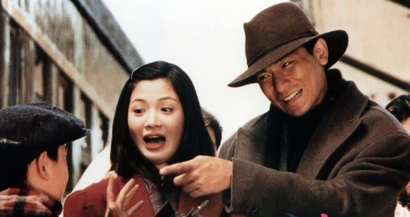 陳少霞出道第二年就成為電影《天與地》的女主角，而片中飾演她丈夫的正是劉德華。（圖／翻攝自微博）