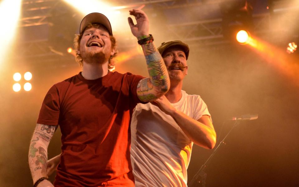 'This kid's got chops': Foy Vance with Ed Sheeran at Latitude Festival in 2016 - Paul John Bayfield