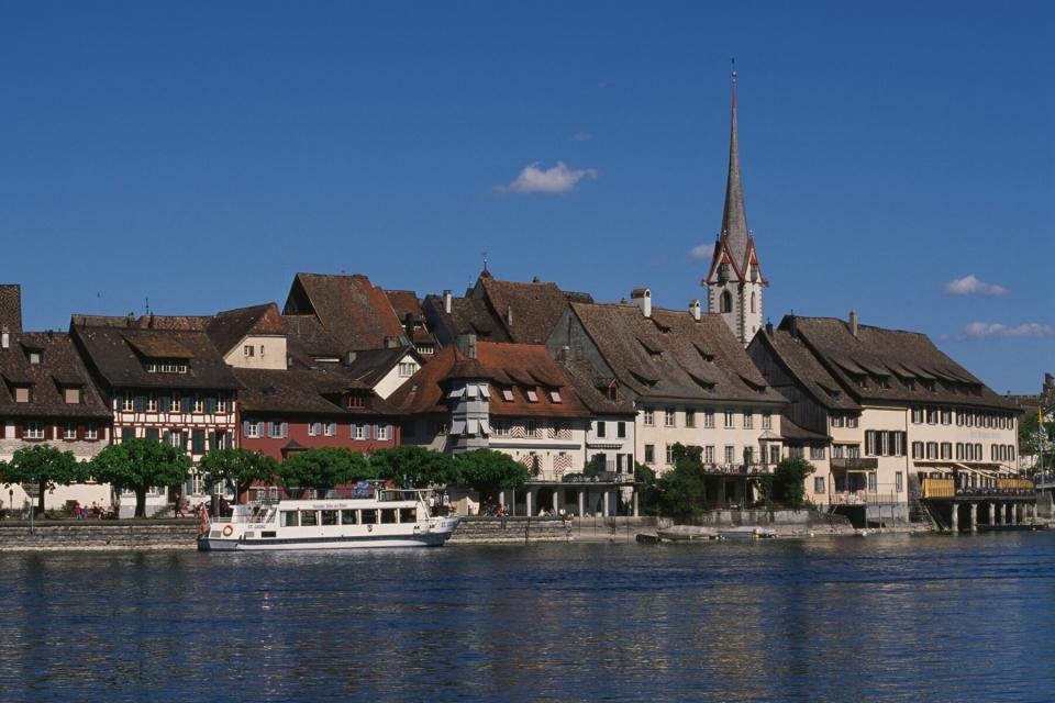 Rhine River, Canton of Schaffhausen, Switzerland