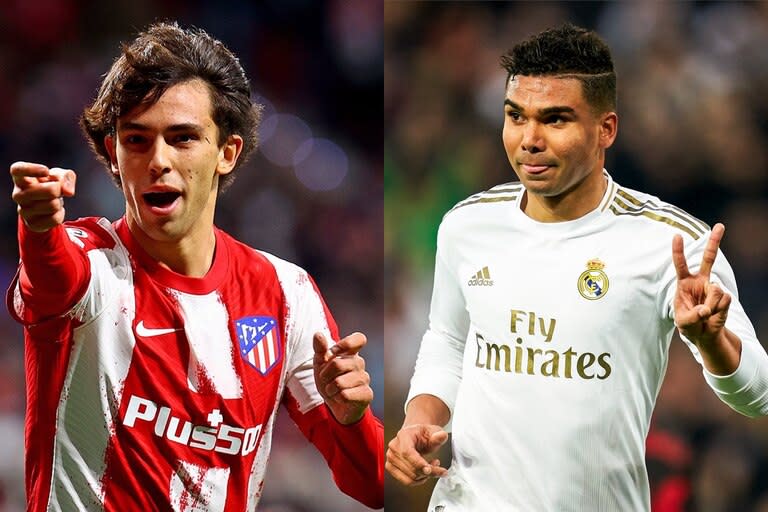 João Félix y Casemiro, ambos jugadores con posibilidades de disputar el Mundial Qatar 2022, interesan en Manchester United