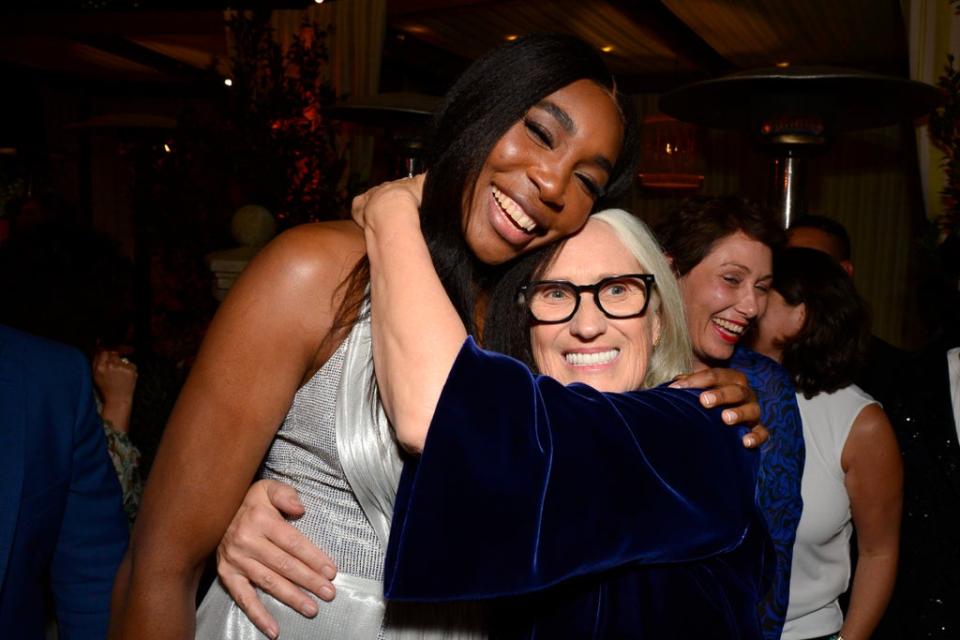 Venus Williams with director Jane Campion (Getty Images for Netflix)