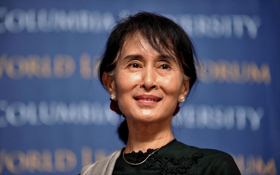 The trial of Aung San Suu Kyi opened on Monday - Stan Honda/AFP