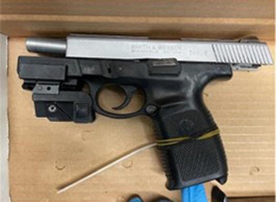 PHOTO: A gun recovered from the scene of an alleged carjacking attempt. (Metropolitan Police Department)