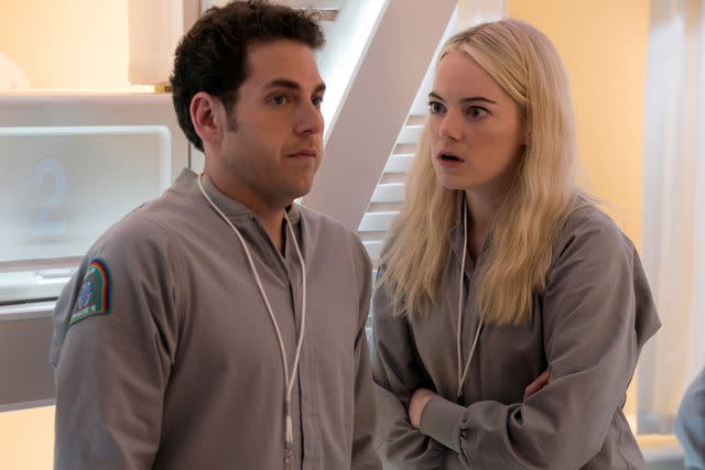 <p>Jonah Hill and Emma Stone in 'Maniac'</p> Michele K. Short/Netflix