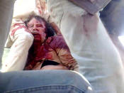 <b>20 octobre 2011. Mort de Mouammar Kadhafi.</b> <br> En février 2011, la Libye est à son tour touchée par le Printemps arabe. Après avoir répondu par la répression à la révolte populaire, plongeant le pays dans le chaos, le "Guide" Mouammar Kadhafi est tué dans l'un des derniers bastions tenus par ses partisans, à Syrte. AFP