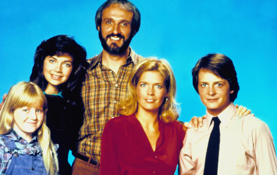 Tina Yothers, Justine Bateman, Michael Gross, Meredith Baxter, Michael J. Fox - The original cast of 