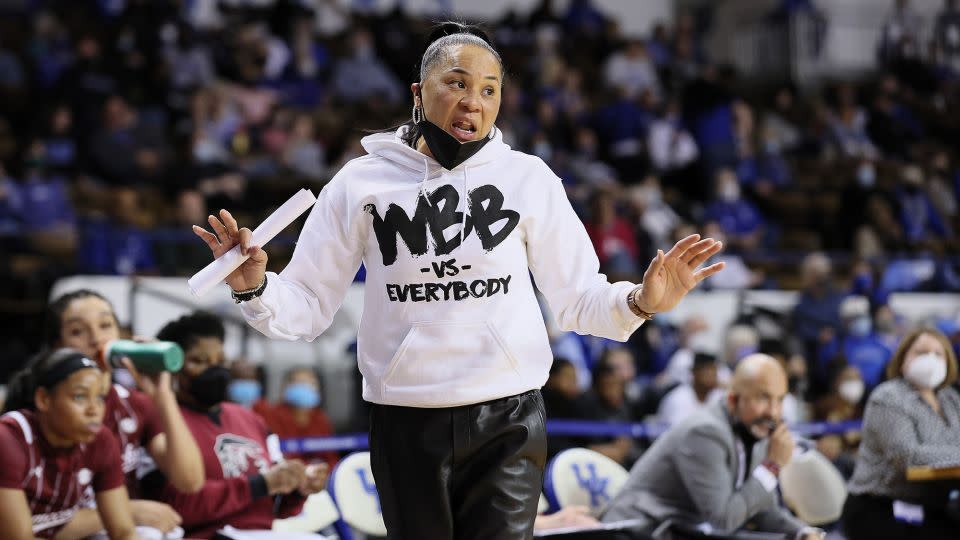 South Carolina players credit Staley for helping their development on the court. - Andy Lyons/Getty Images