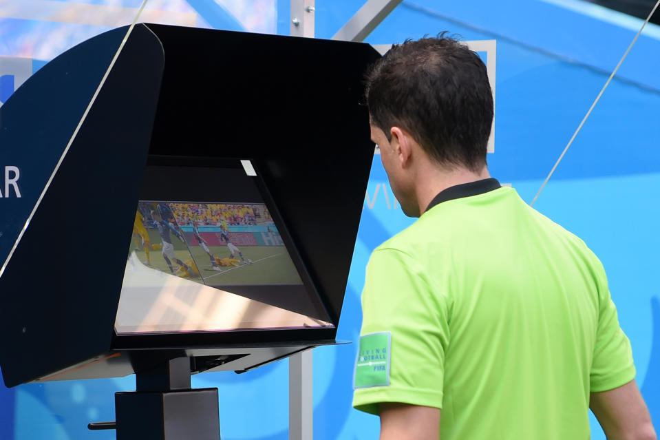 VAR was a controversial addition to the FIFA World Cup. Pic: Getty