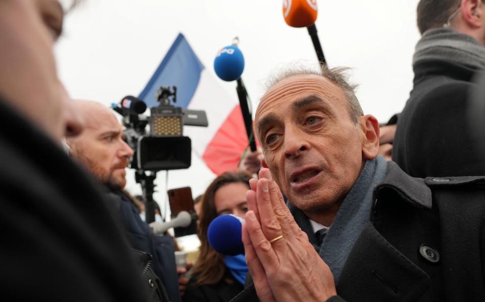 Zemmour's campaign has stirred controversy in France - Getty