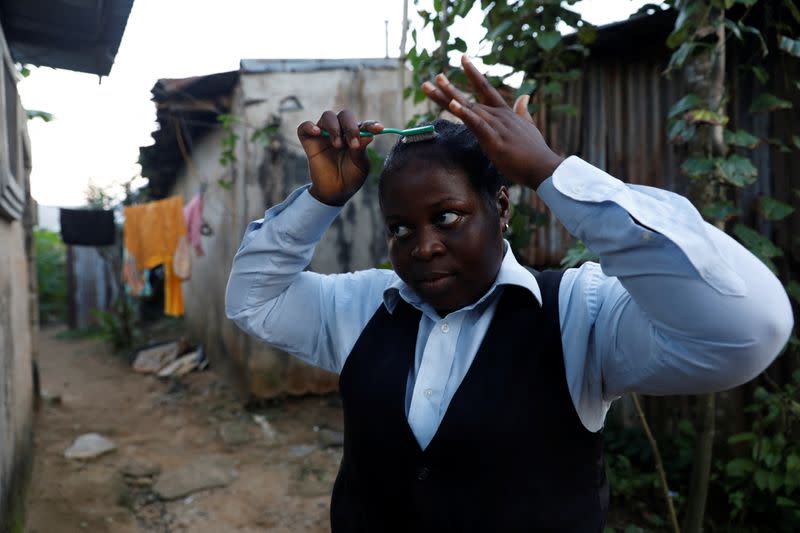 The Wider Image: Nigeria's female bouncers show their strength fighting stereotypes