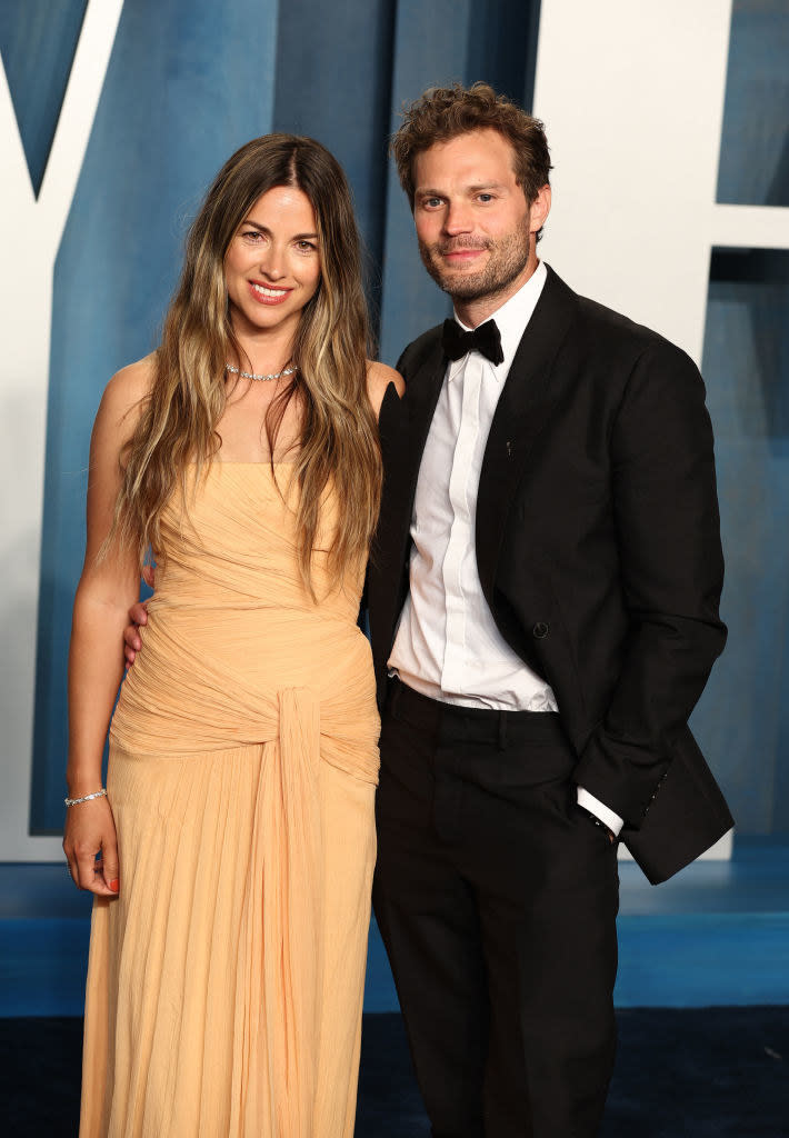 Amelia Warner and Jamie Dornan