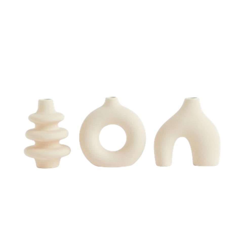 H&M Home 3-pack mini stoneware vases