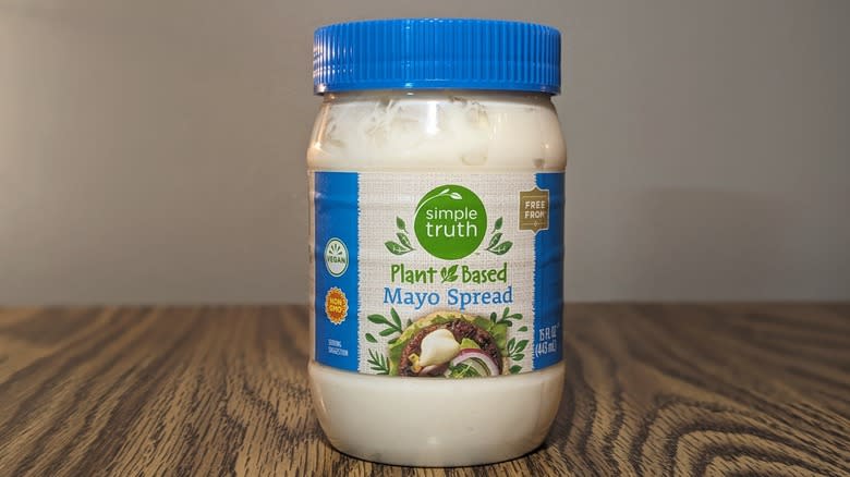 Simple Truth vegan mayo jar