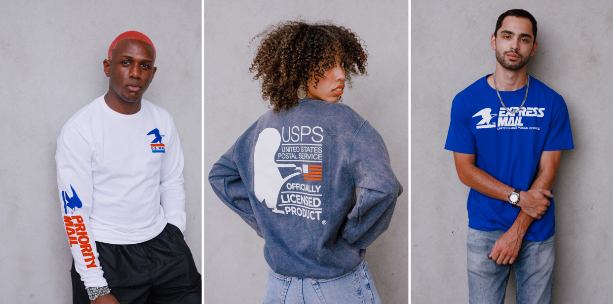 The United States Postal Service teams up with Fred Segal for a capsule collection. (Photo: Fred Segal)