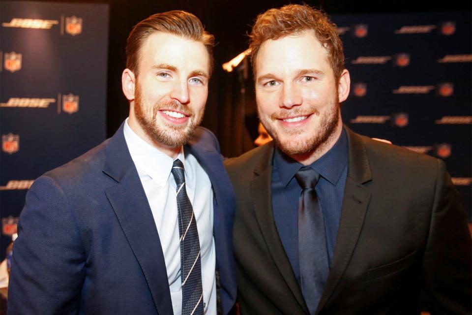 Chris Evans and Chris Pratt