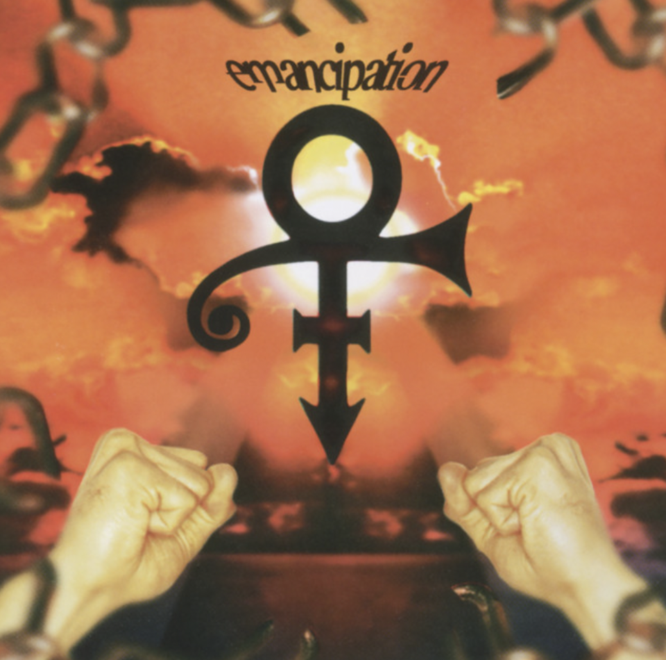 Prince Album Covers pictured: Emancipation
