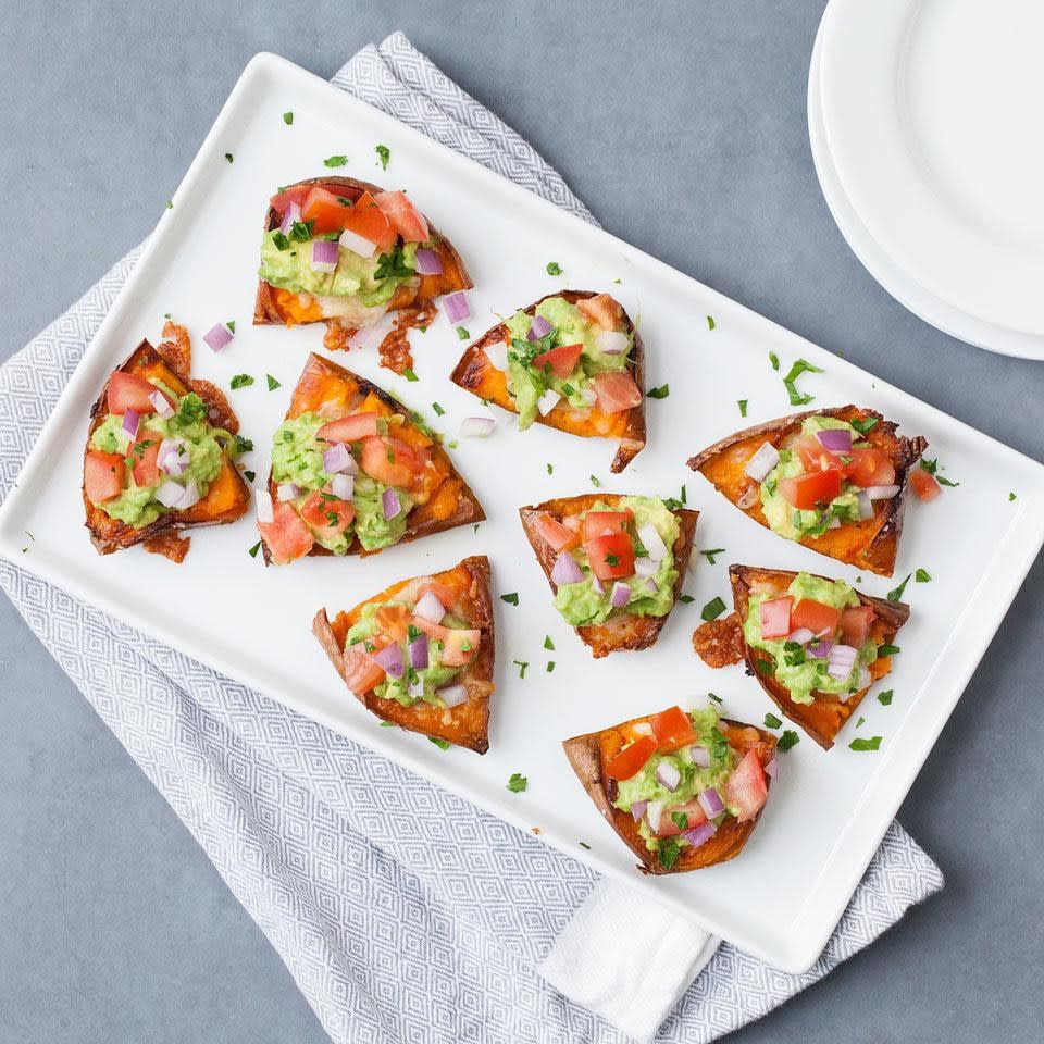 Sweet Potato Skins with Guacamole