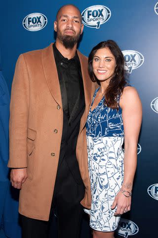 <p>D Dipasupil/FilmMagic</p> Jerramy Stevens and Hope Solo in 2013