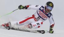 Alpine Skiing - FIS Alpine Skiing World Championships - Men's Giant Slalom - St. Moritz, Switzerland - 17/2/17 - Marcel Hirscher of Austria in action. REUTERS/Stefano Rellandini