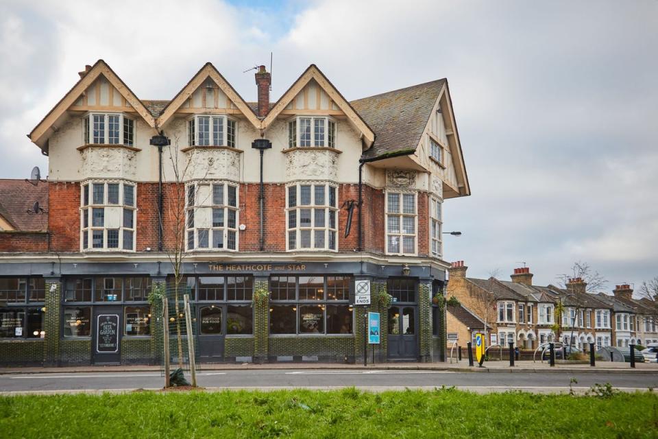 Buyers follow the pubs in Leytonstone - like the Heathcote & Star with its massive beer garden (Juliet Murphy)