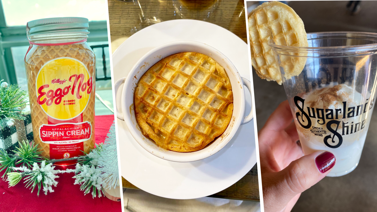 Normally, I'm not a fan of eggnog, but trying Eggo-Nog opened new holiday doors for me. (Photos: Sarah Gilliland, Bailey Fink)