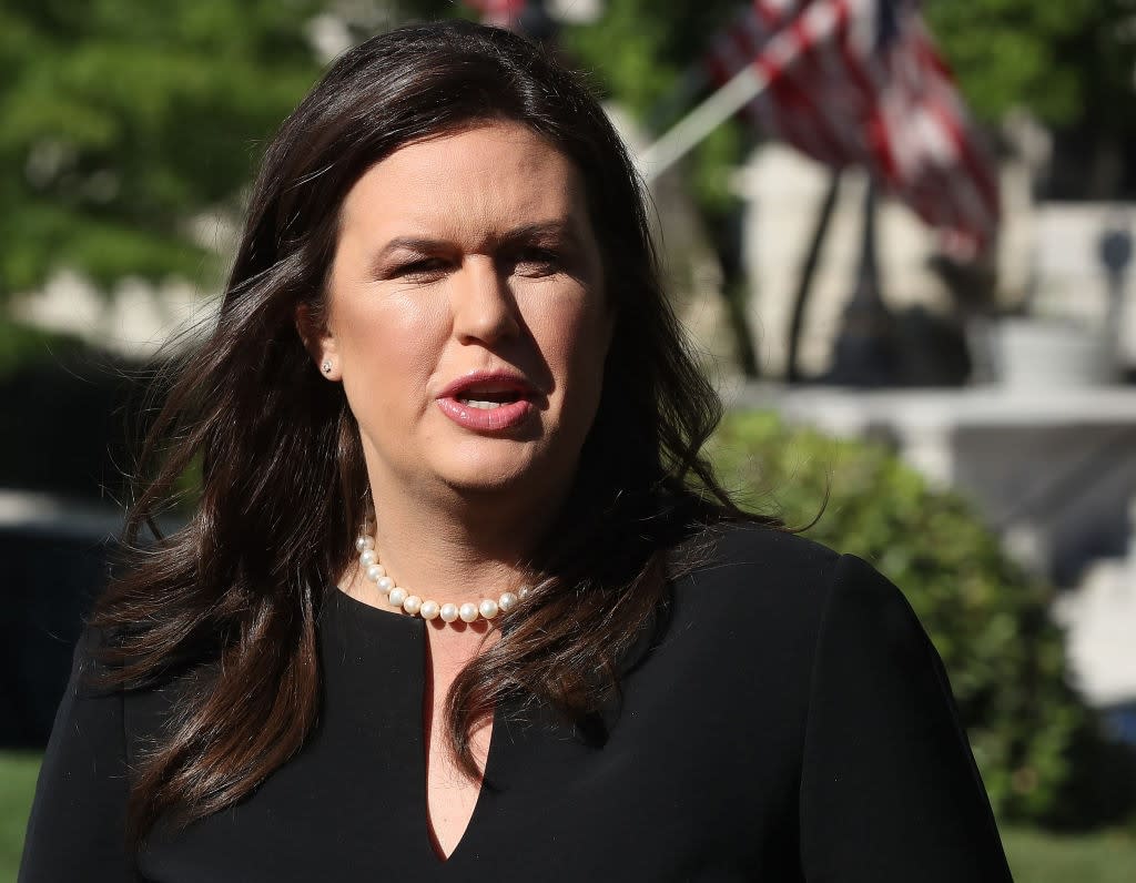 White House Press Secretary Sarah Sanders Speaks To The Media