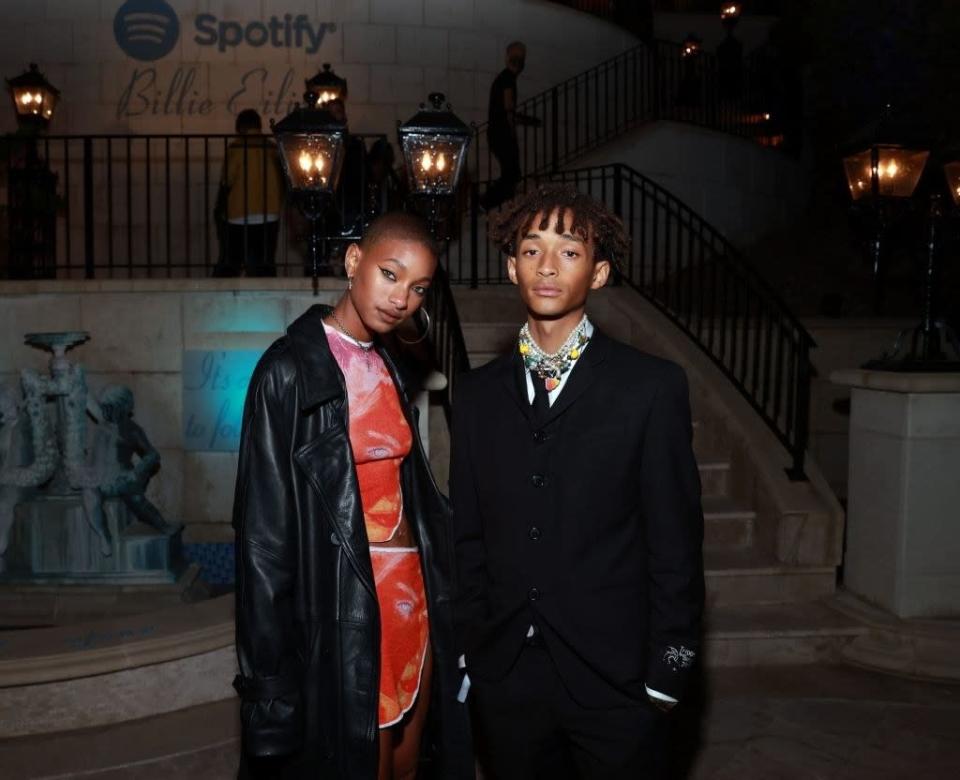 Willow and Jaden Smith