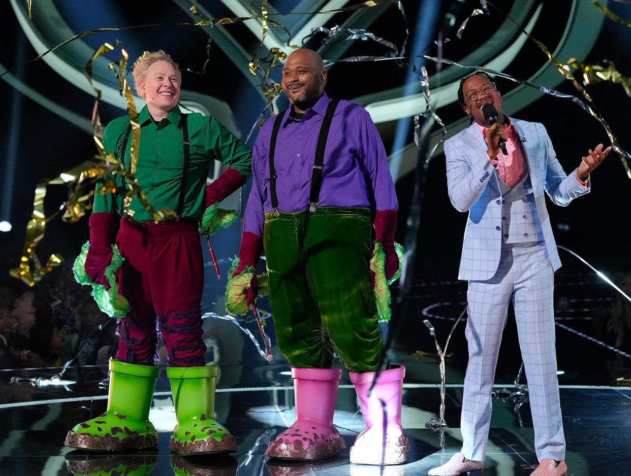 American Idol s Ruben Studdard and Clay Aiken Almost Forgot They Were on The Masked Singer 525