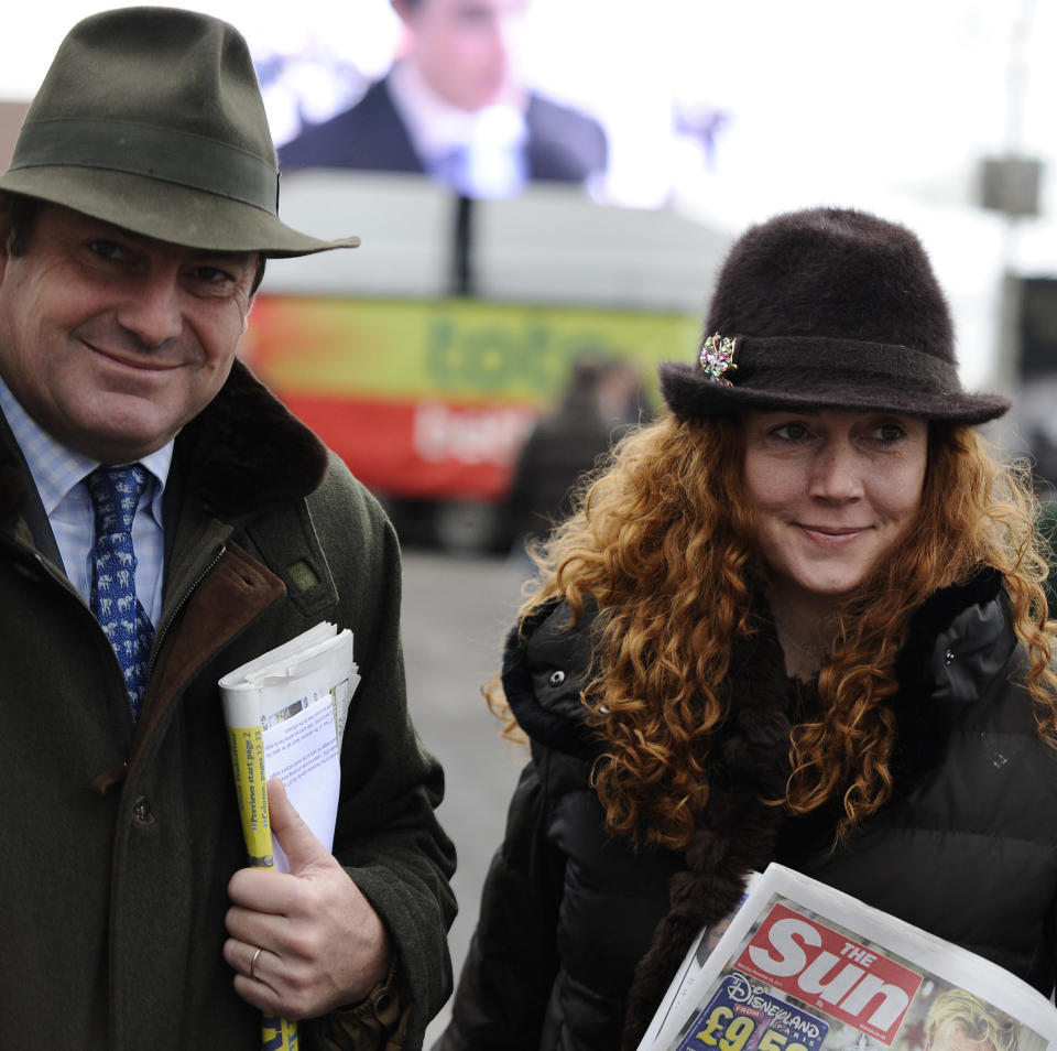 FILE - Rebekah and Charlie Brooks Arrested Over Phone Hacking