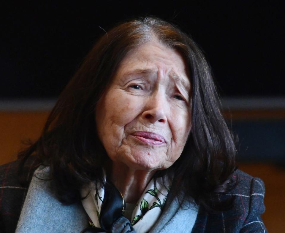 Jennifer Dulos' mother, Gloria Farber, testifies during Michelle Troconis' trial at Connecticut Superior Court in Stamford (Hearst Connecticut Media)