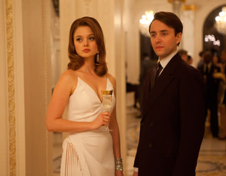 Bella Heathcoate and Vincent Kartheiser in 'In Time'