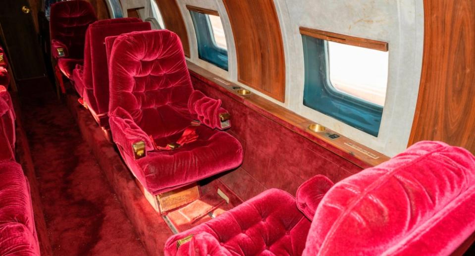 Elvis Presley's 1962 Lockheed JetStar is being auctioned off in January.