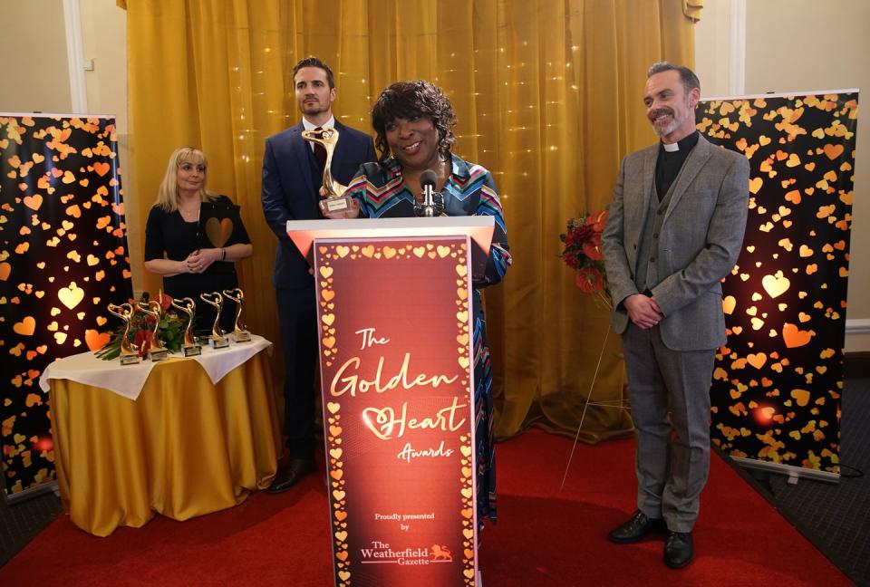 Monday, March 9: Aggie attends the Golden Heart Awards