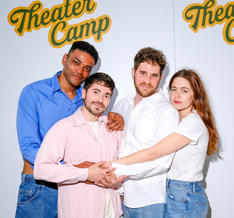 Owen Thiele, Noah Galvin, Ben Platt, Molly Gordon at The Cinema Society & Searchlight Pictures host a special Hamptons screening of "Theater Camp"