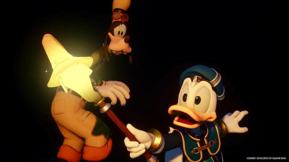 Mundos e personagens da Disney ainda farão parte do novo Kingdom Hearts. (Imagem: Reprodução/Square Enix)