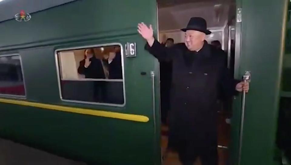 kim jong un train to china